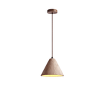 Suspension moderne Tarquin en Travertin jaune