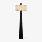 Lampadaire moderne Flyte en Albâtre Noir et blanc