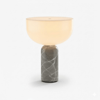 Lampe à poser moderne Lewin en Marbre Blanc