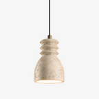 Suspension moderne Urban en Travertin jaune