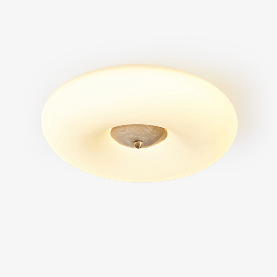 Plafonnier moderne Ewen en Travertin Bulgari violet