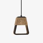 Suspension moderne Seth en Noir travertin