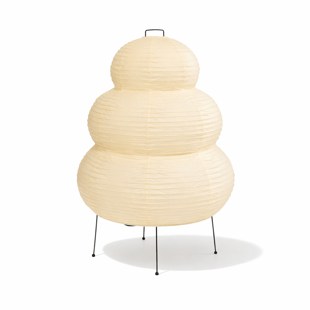 Lampe à poser moderne Fleming en papier Blanc