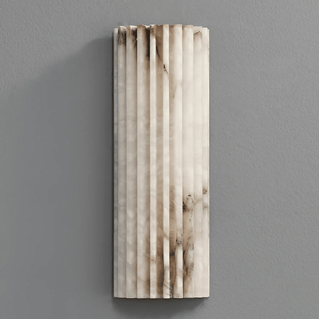 Applique murale moderne Sty en Albâtre Blanc