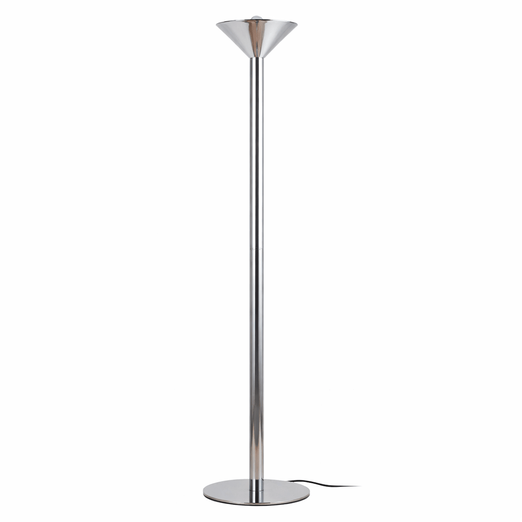 Lampadaire moderne Clyde en Albâtre Noir