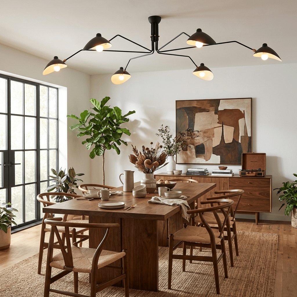 Plafonnier moderne Ems en Métal, Aluminium, Laiton Noir