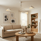 Plafonnier moderne Ems en Métal, Aluminium, Laiton Noir