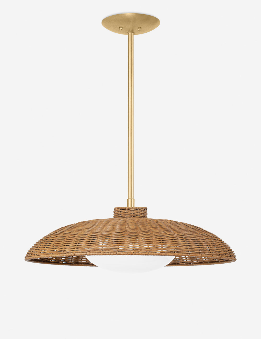 Suspension vintage Dalton en feuille d'or vintage - Feuille d'or vintage