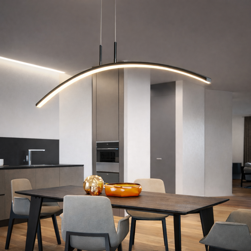 Suspension LED Arc Minimaliste