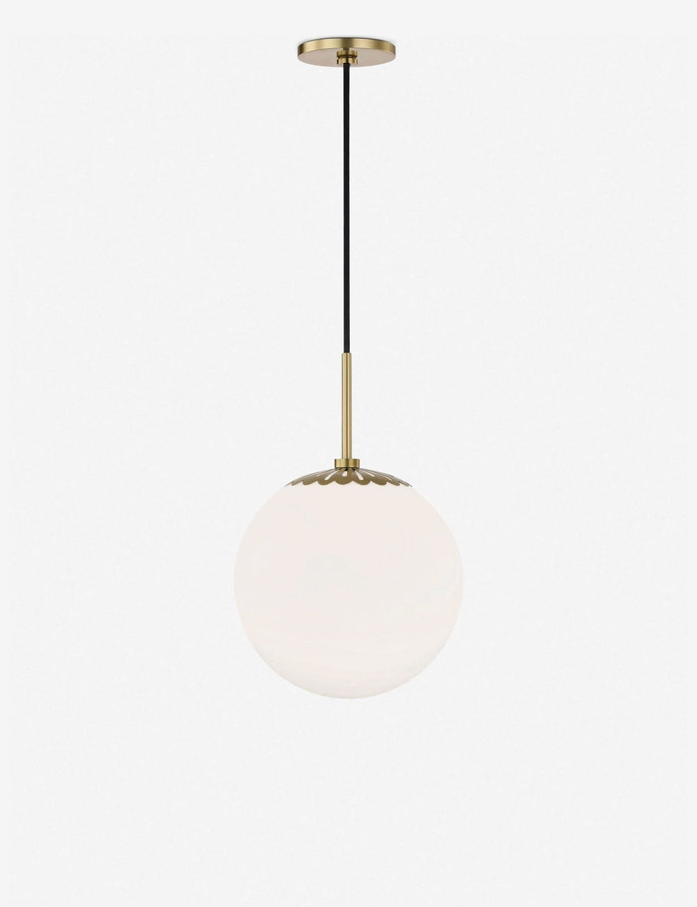 Suspension contemporain gris en acier