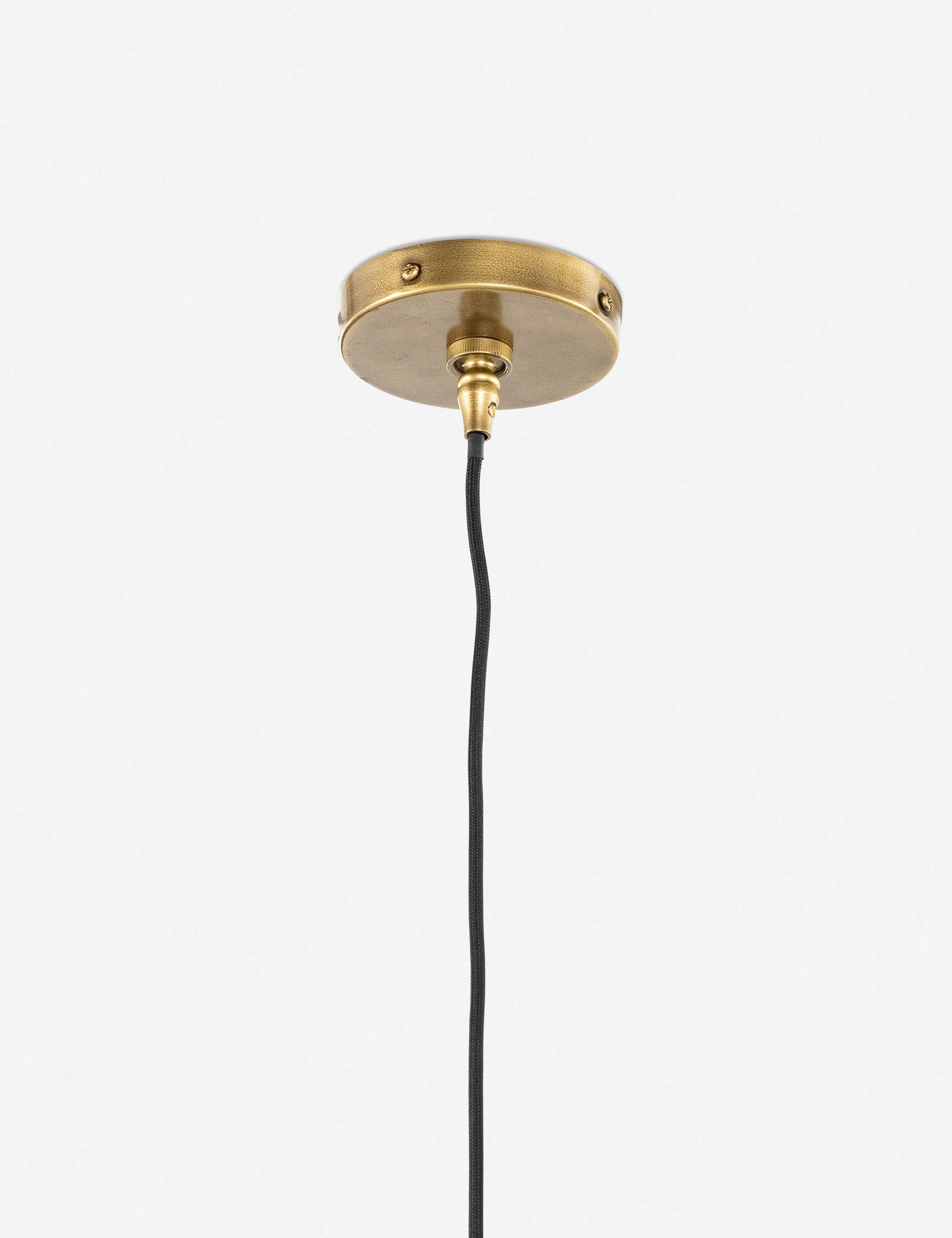 Suspension contemporain Cullen en laiton ancien - Laiton ancien
