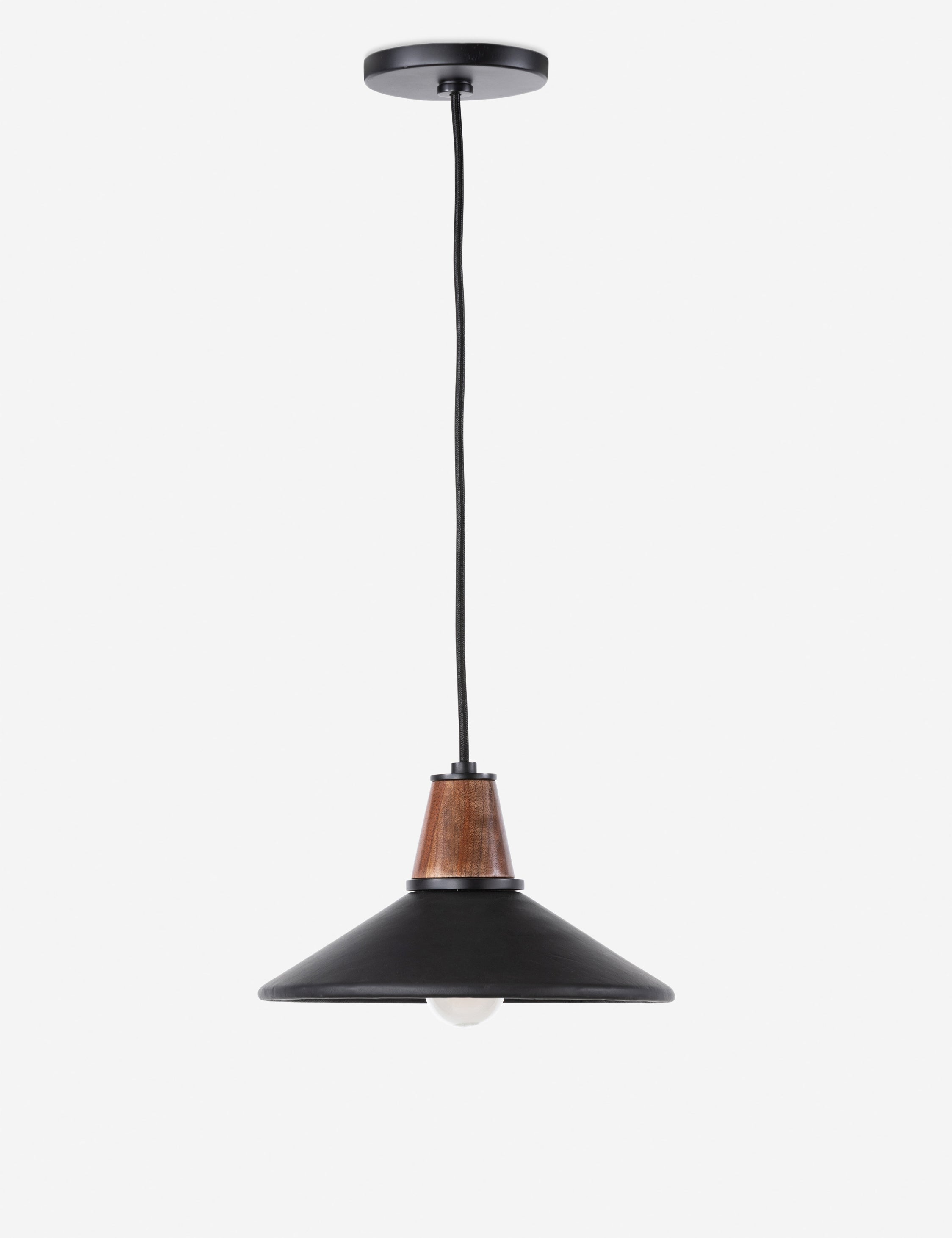 Suspension vintage Kauko en noir - Noir