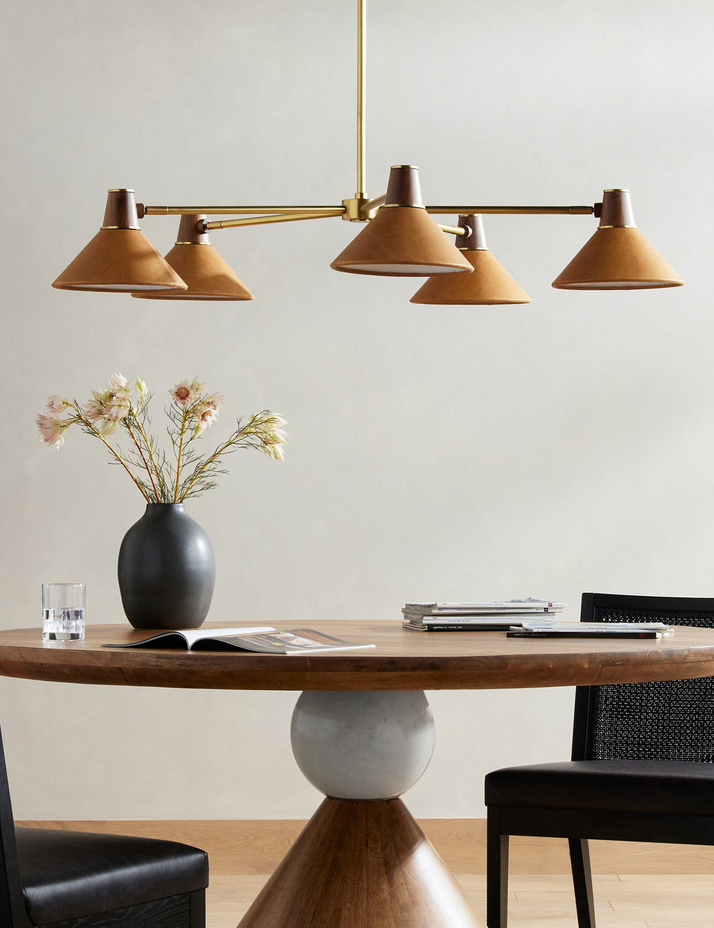 Lustre vintage Kauko en camel - Camel