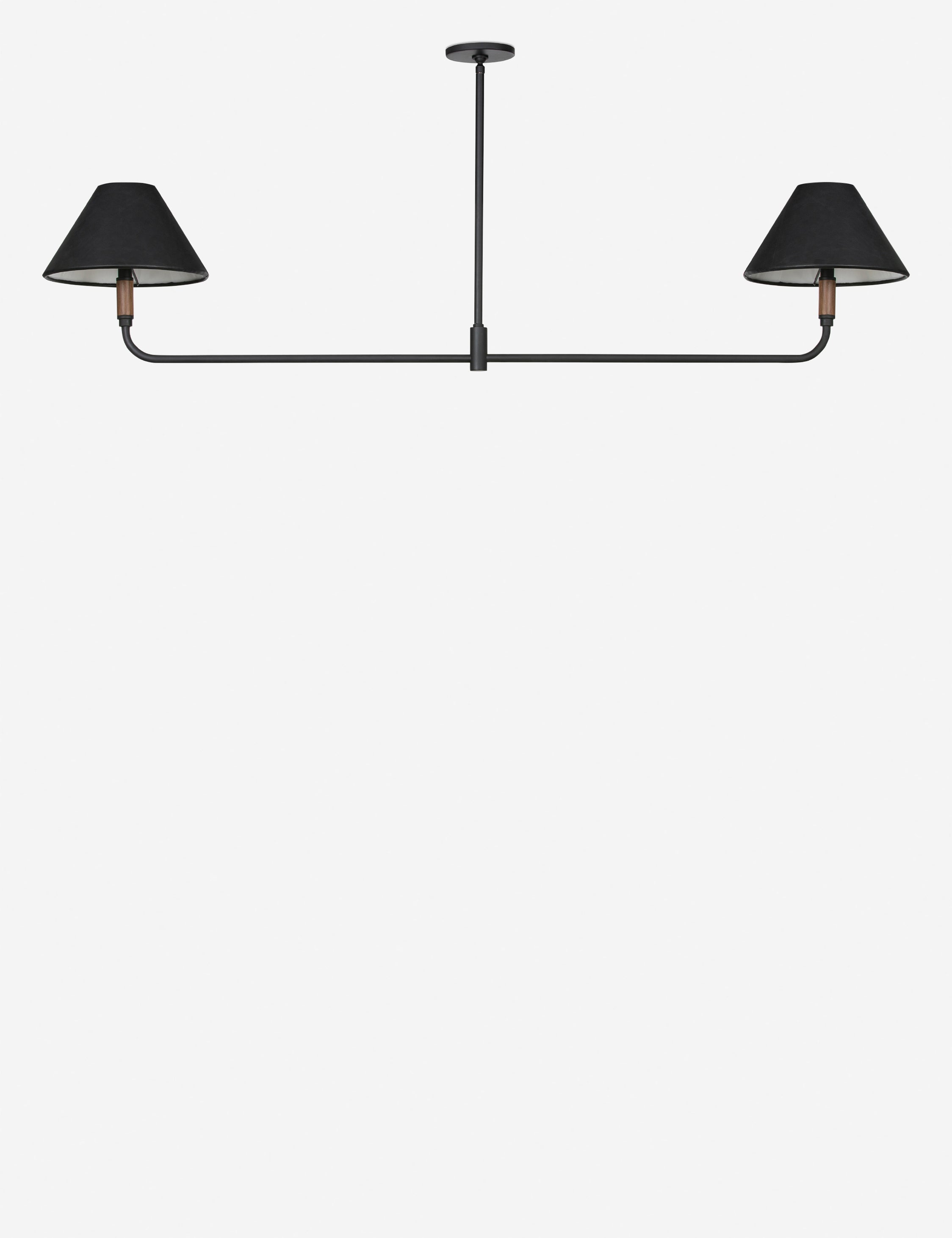 Suspension vintage Kauko en noir - Noir