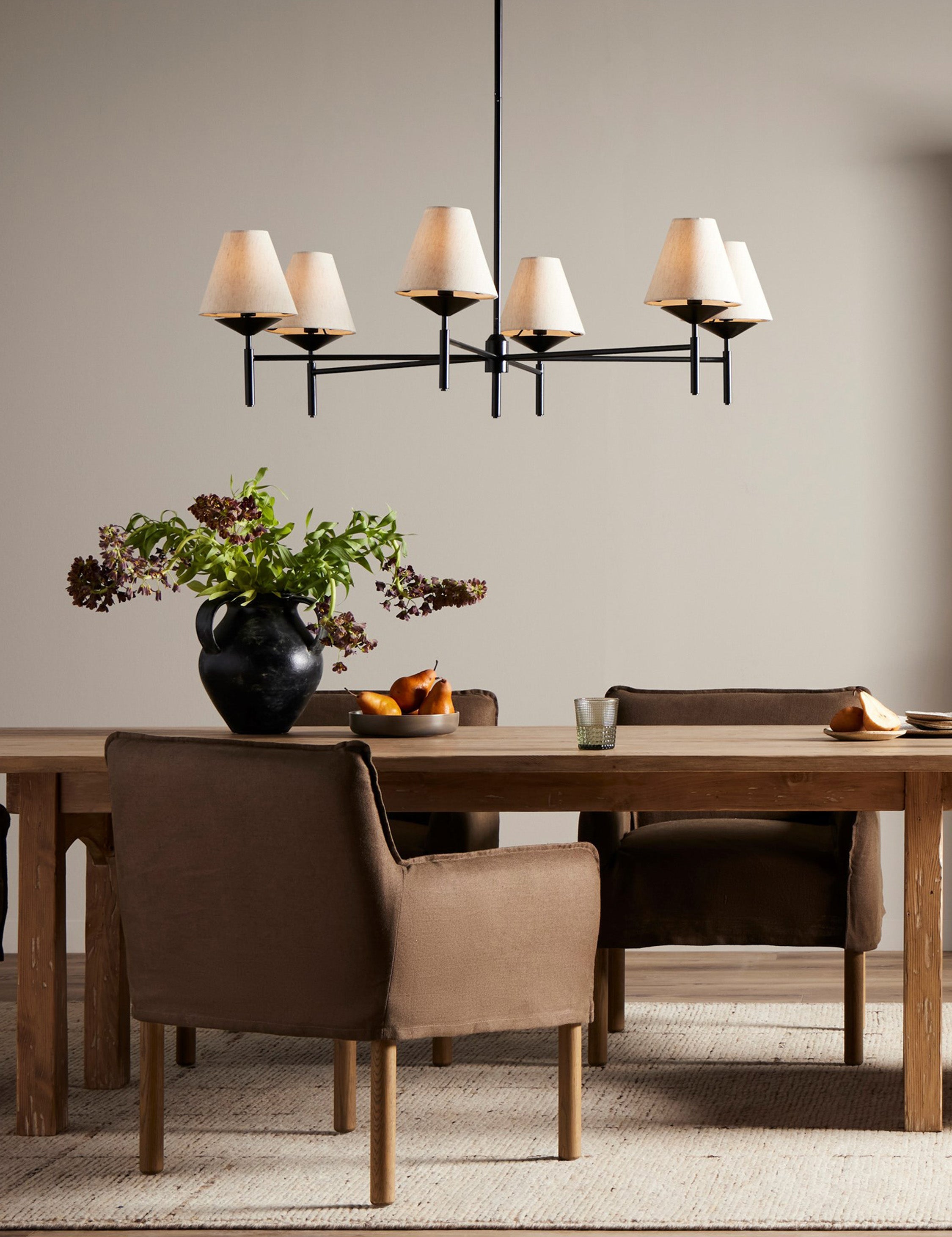 Lustre contemporain Atticus en fer