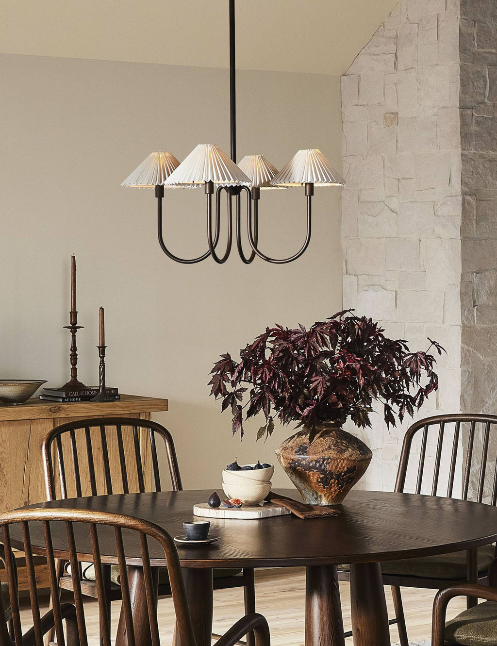 Lustre contemporain Rae en fer