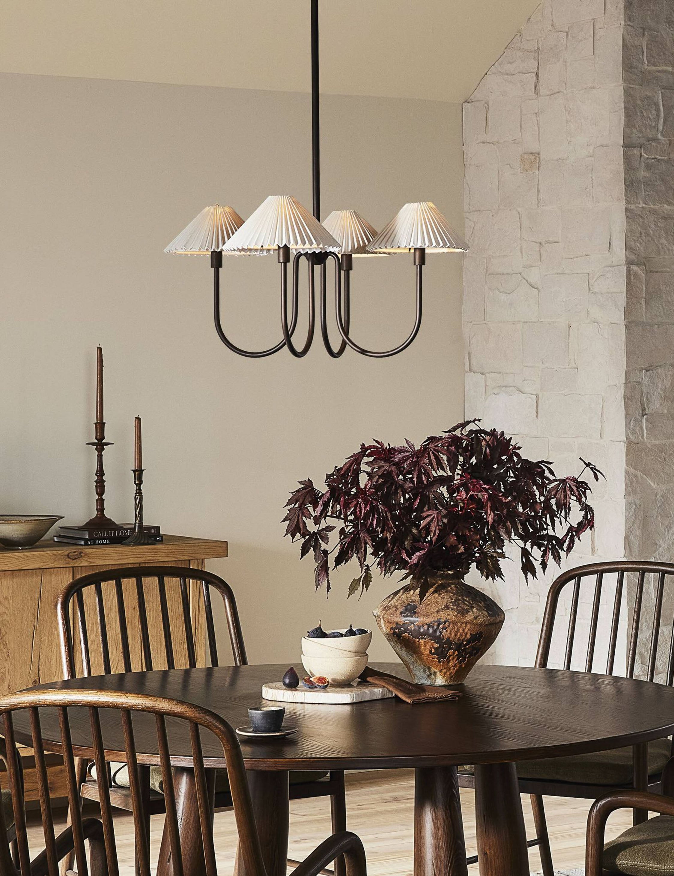 Lustre contemporain Rae en fer