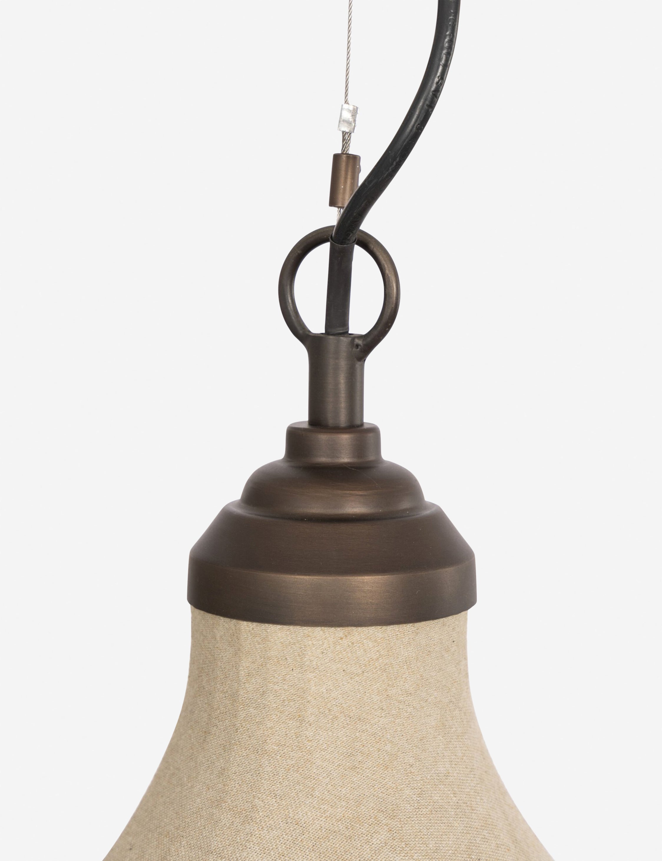 Suspension contemporain Amos en fer