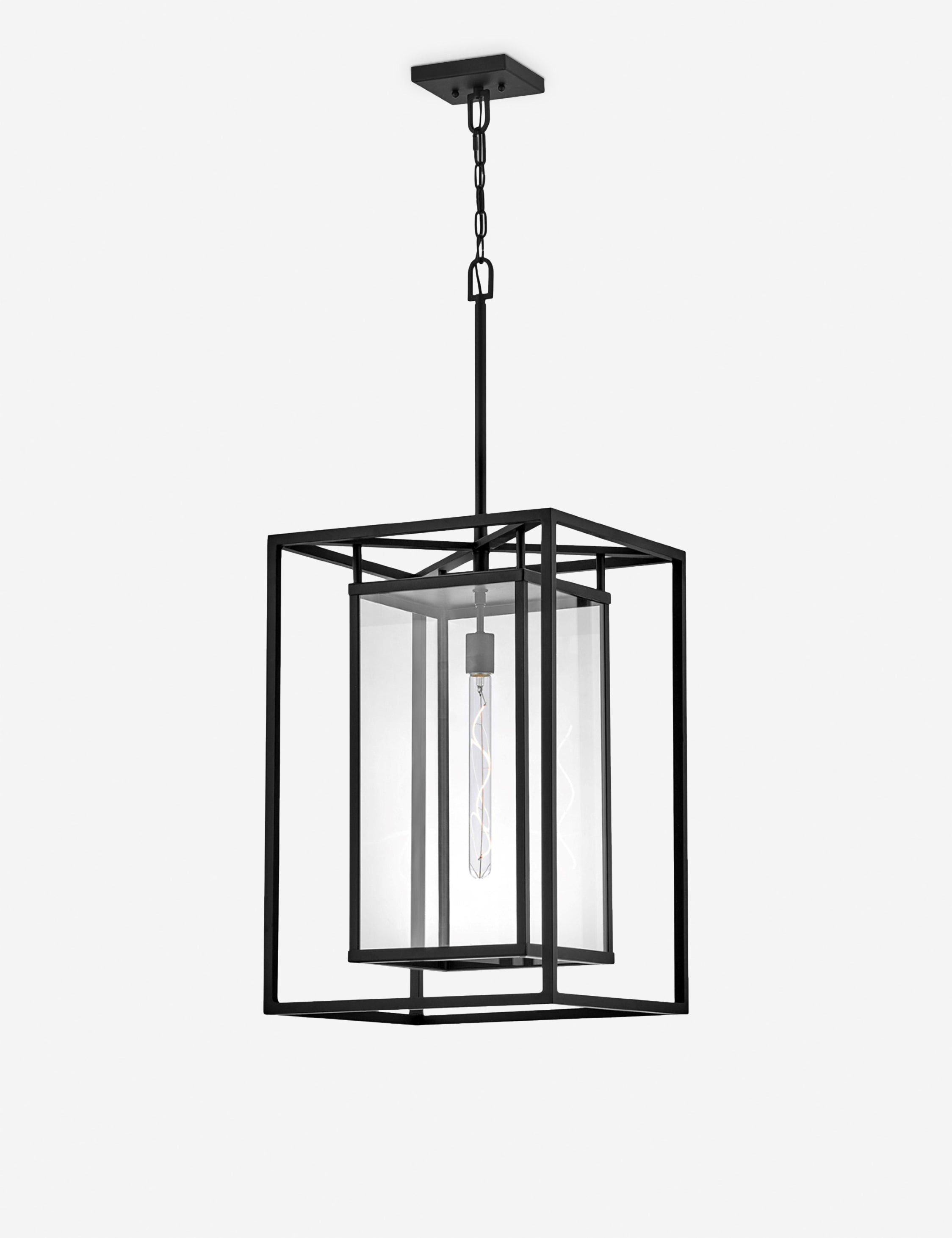 Suspension moderne Ephron en noir - Noir