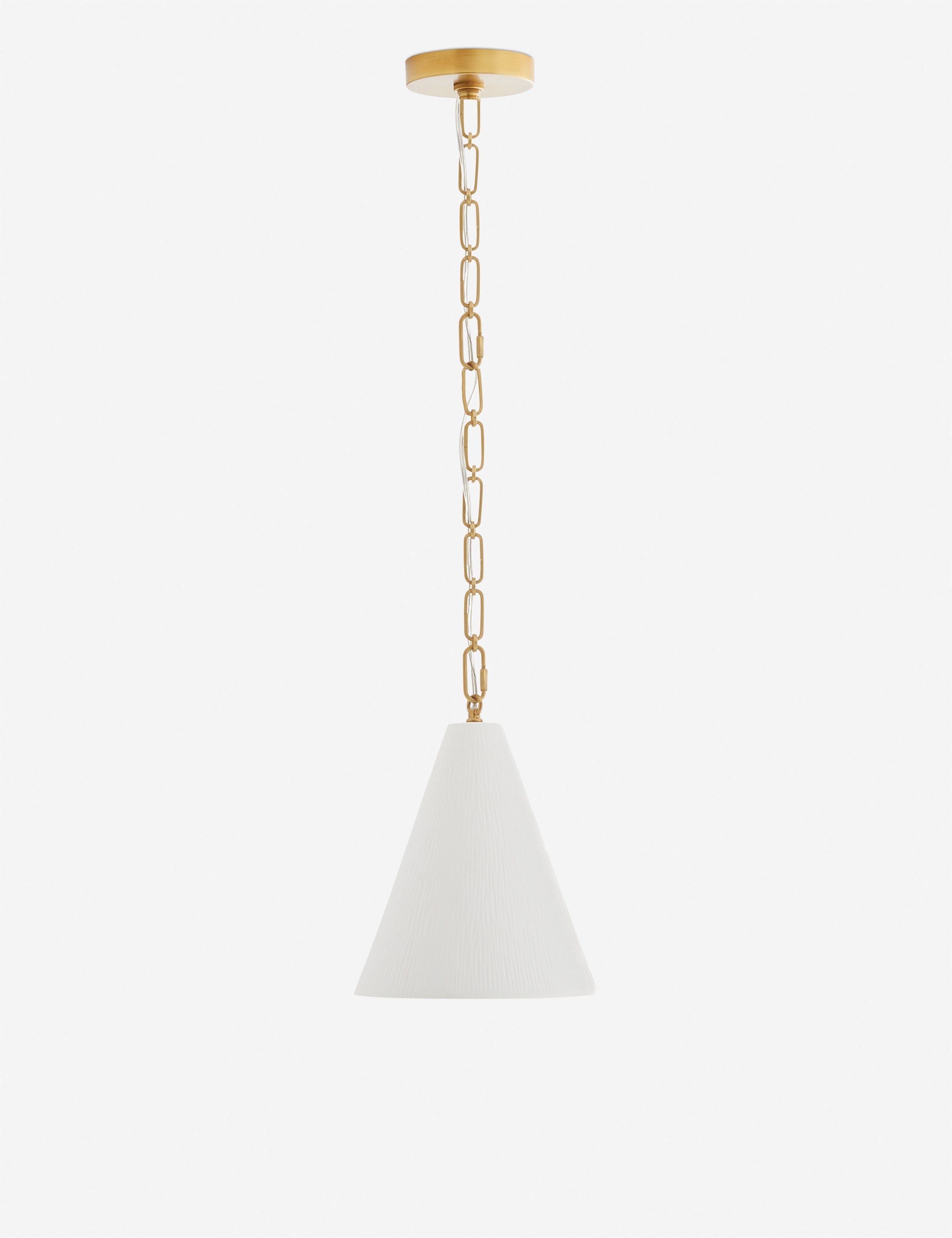 Suspension contemporain Roscoe en mat os - Mat os