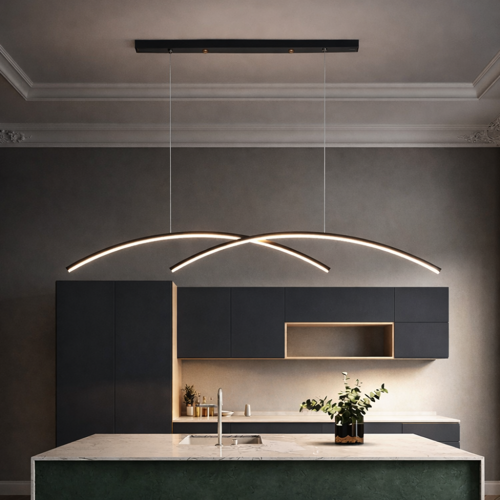 Suspension LED Arc Minimaliste