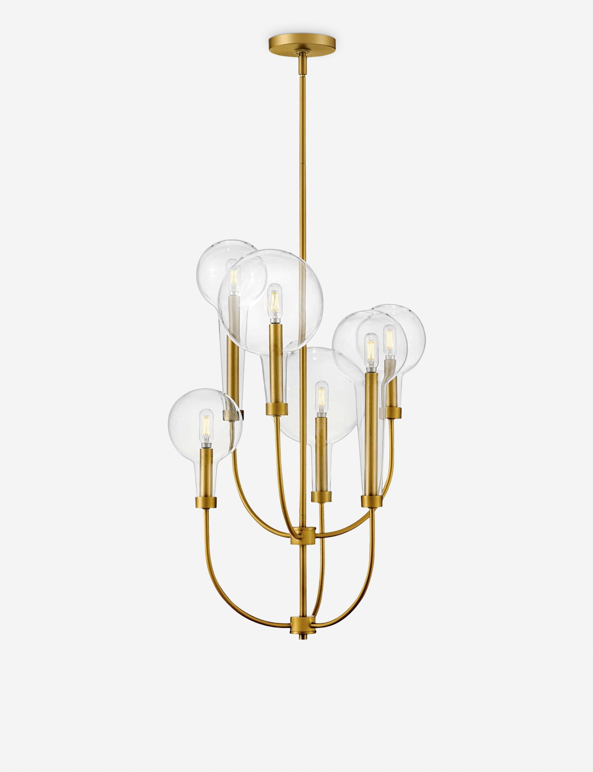 Lustre vintage Mic en laiton - Laiton