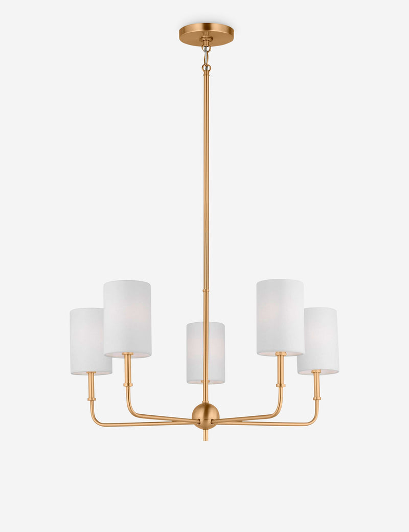 Lustre contemporain Zander en laiton - Laiton