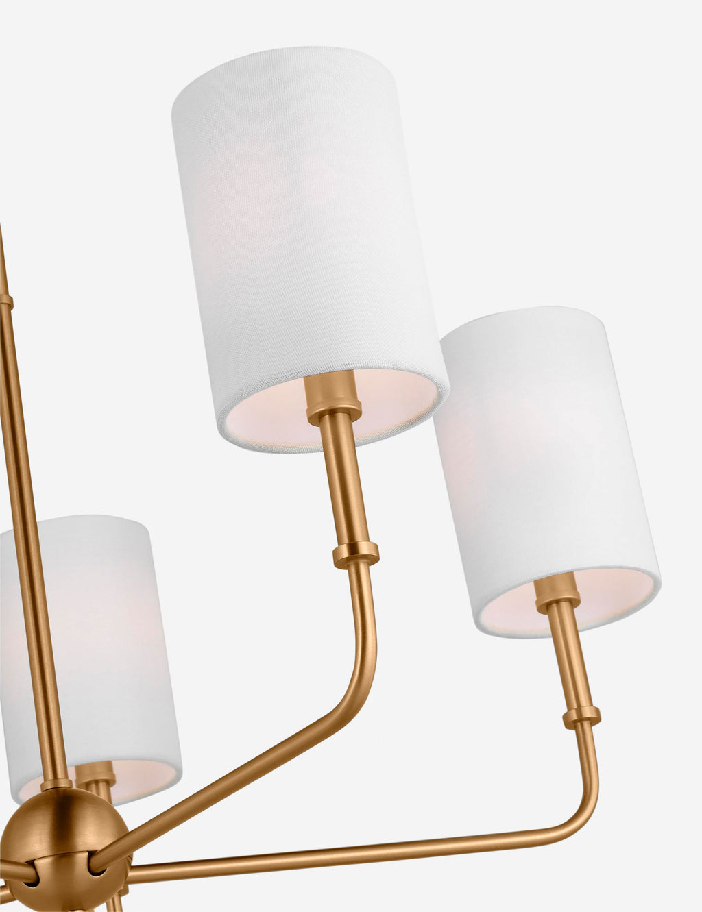 Lustre contemporain Zander en laiton - Laiton