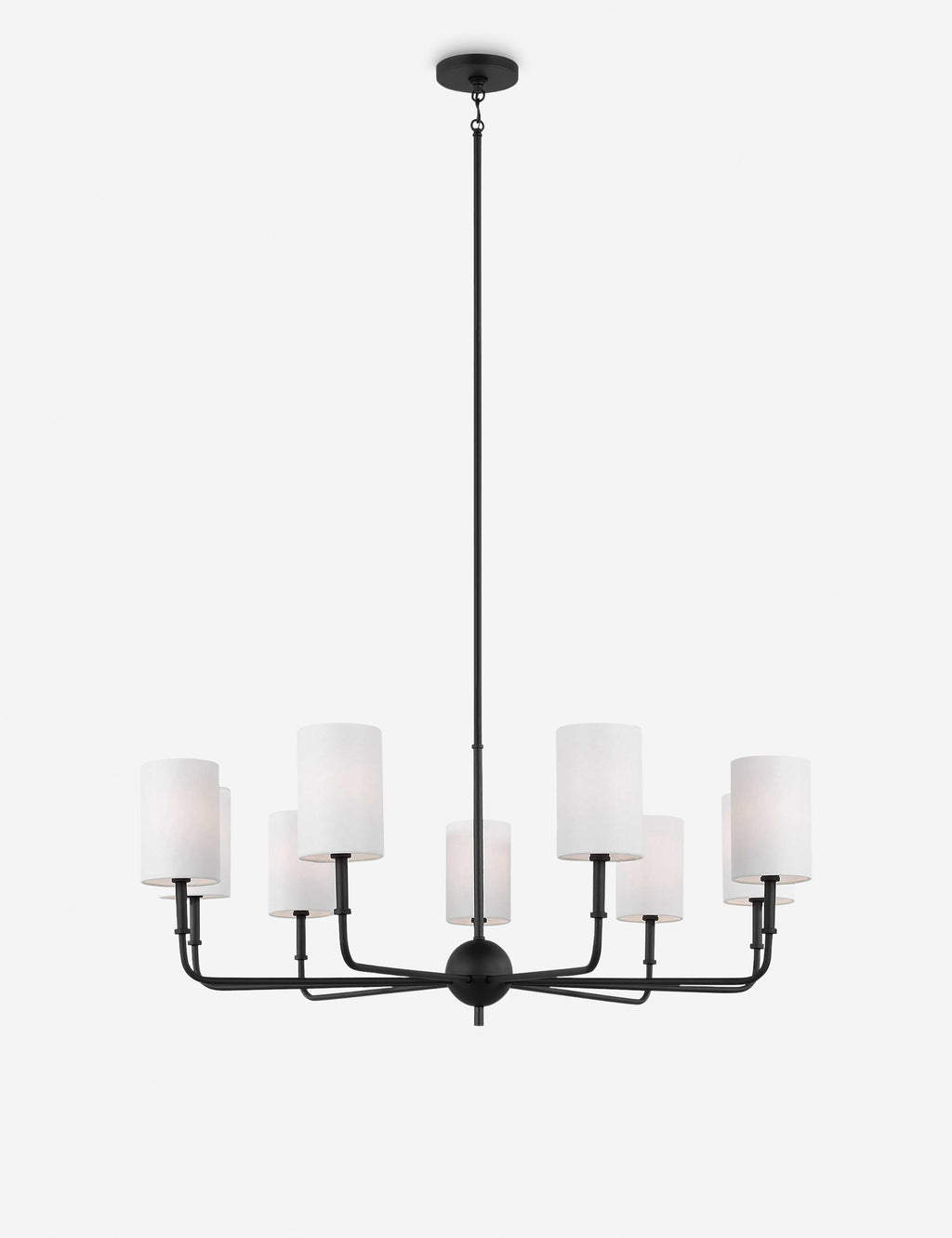 Lustre contemporain Zander en noir - Noir