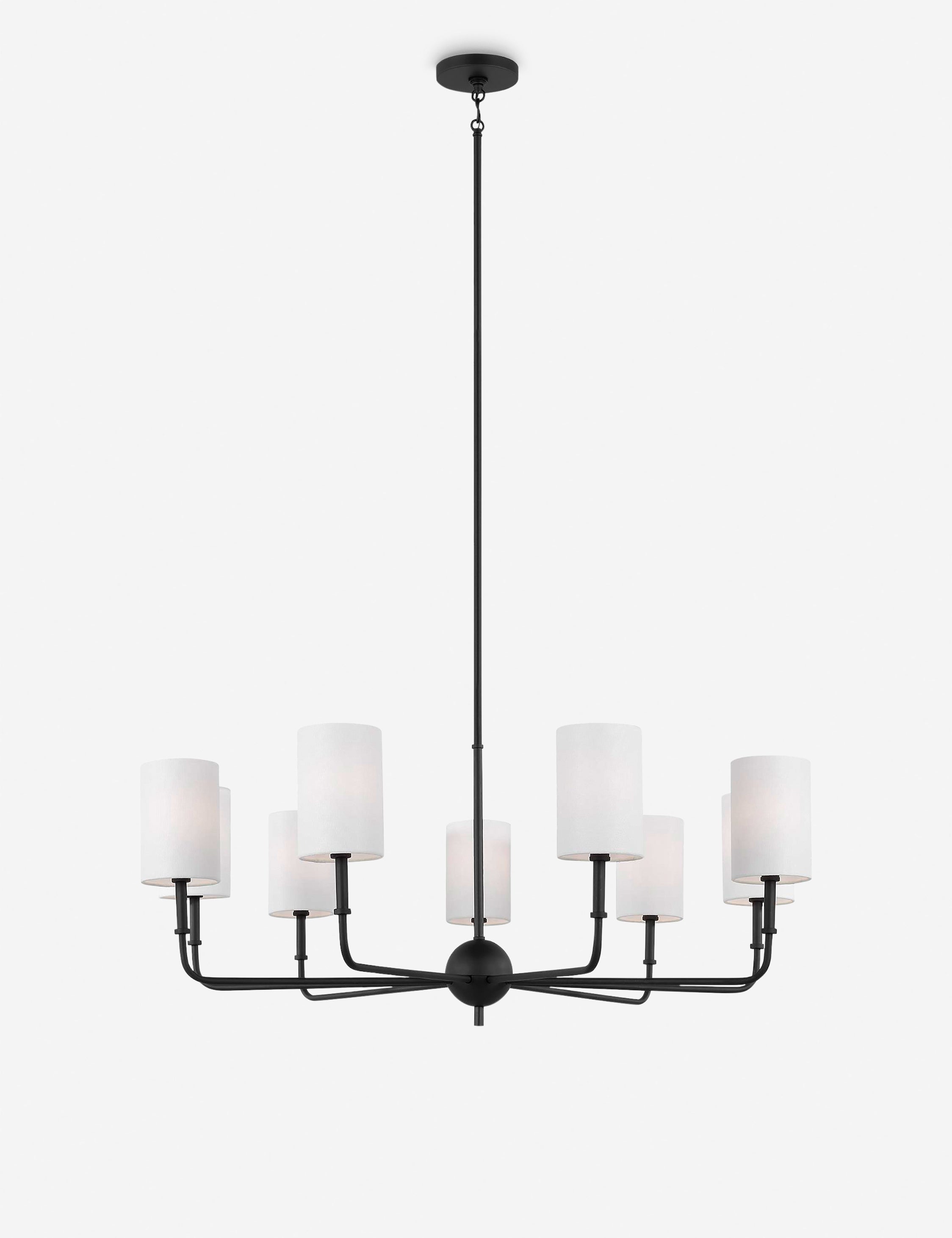 Lustre contemporain Zander en noir - Noir