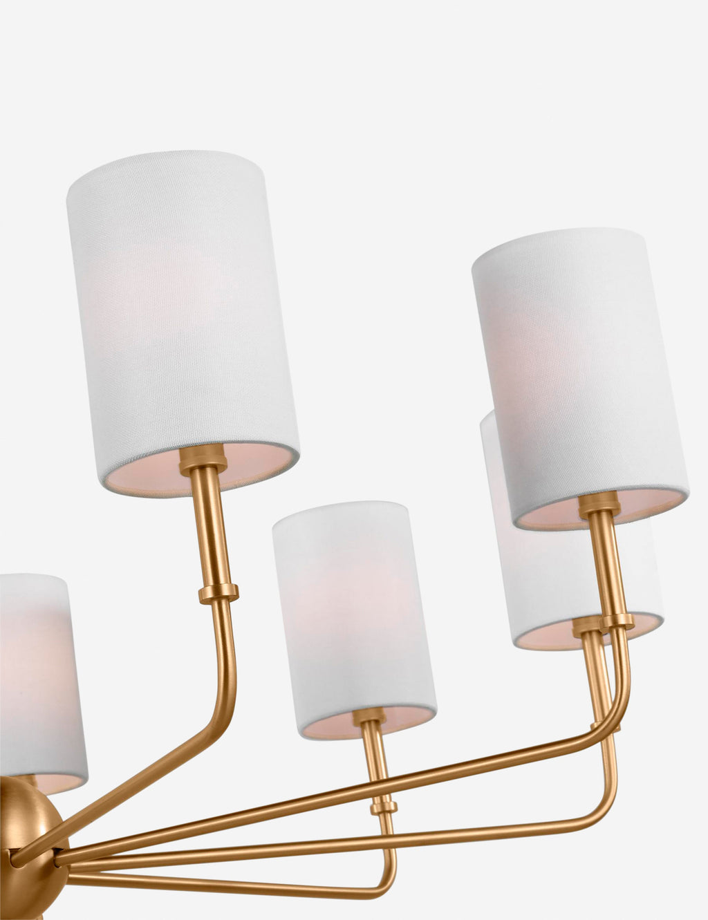 Lustre contemporain Zander en laiton - Laiton