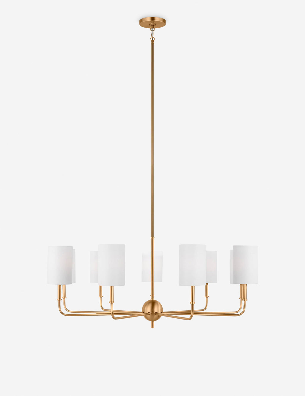 Lustre contemporain Zander en laiton - Laiton