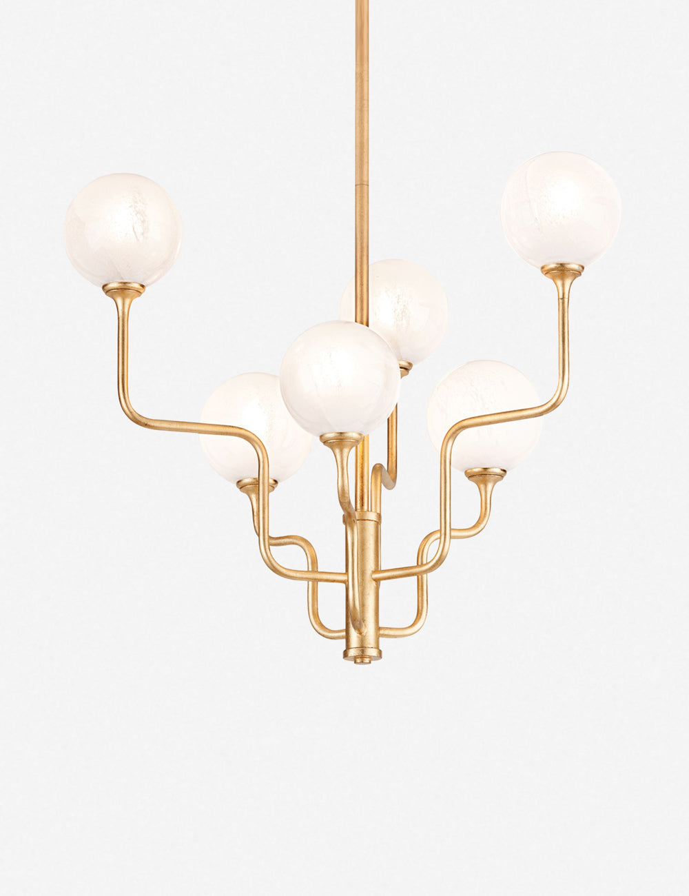 Lustre design Oban en feuille d'or vintage - Feuille d'or vintage
