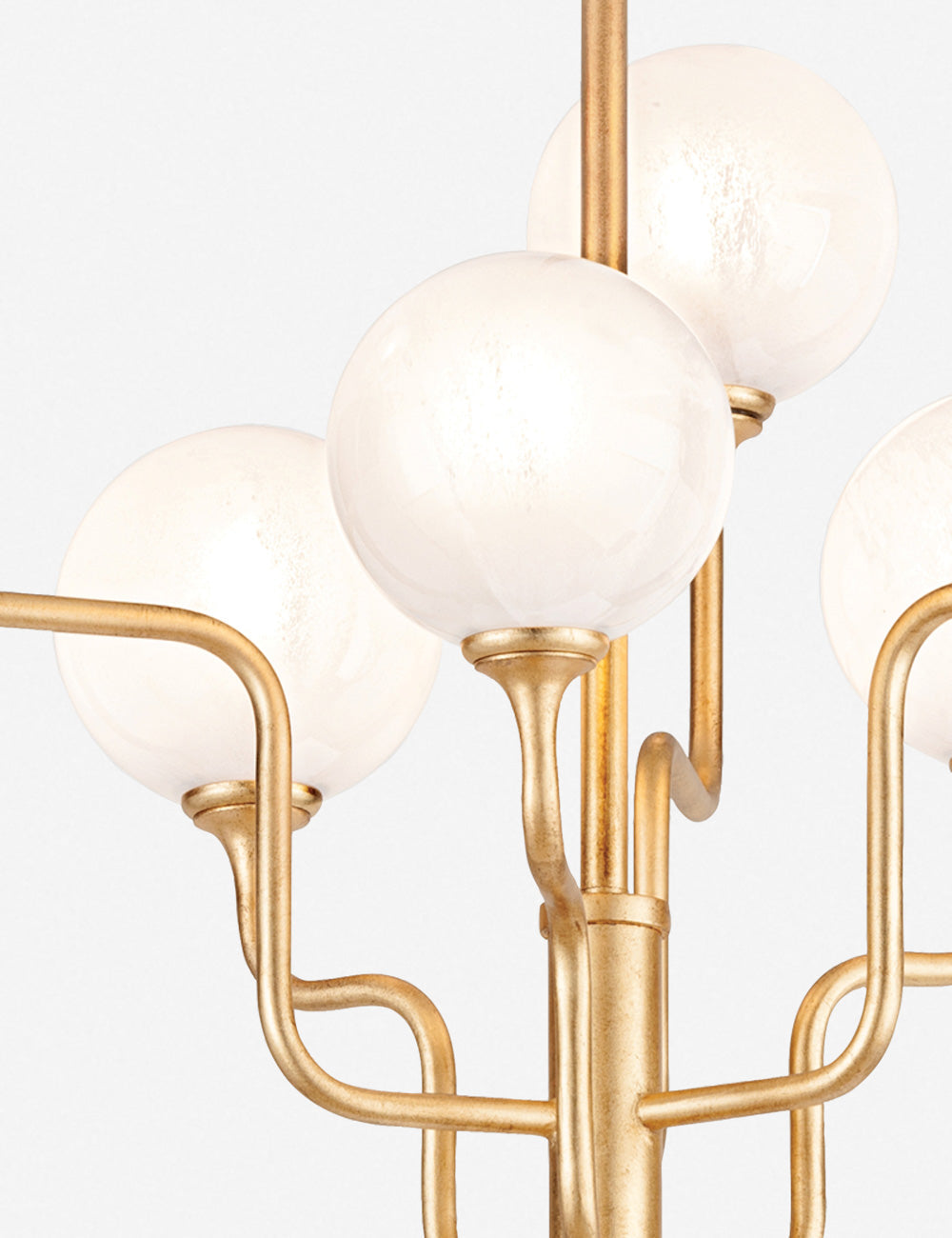 Lustre design Oban en feuille d'or vintage - Feuille d'or vintage