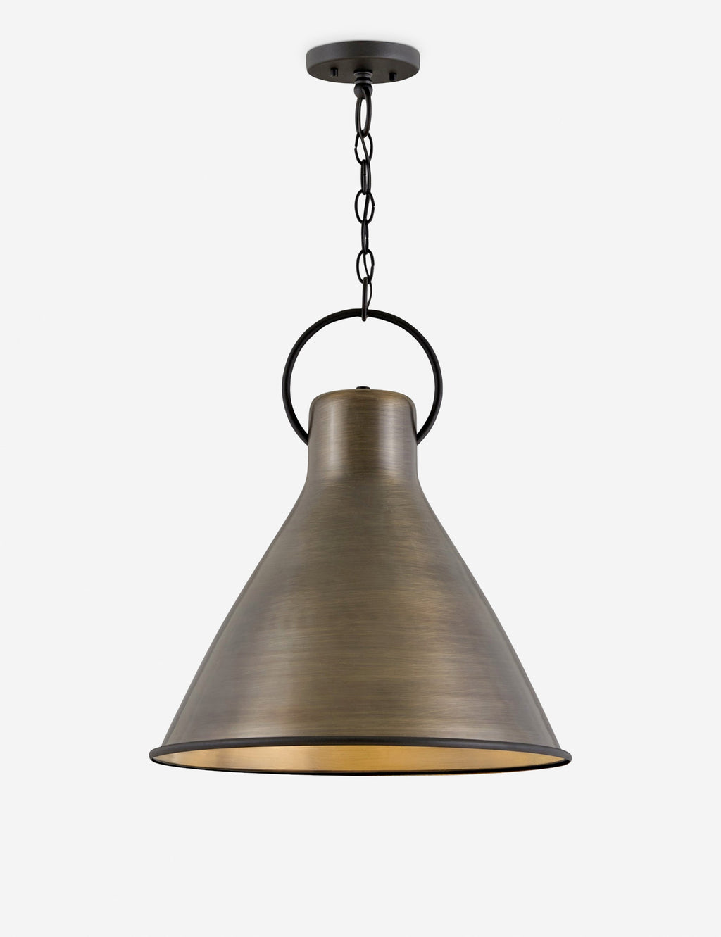 Suspension rustique Petur en laiton ancien - Laiton ancien