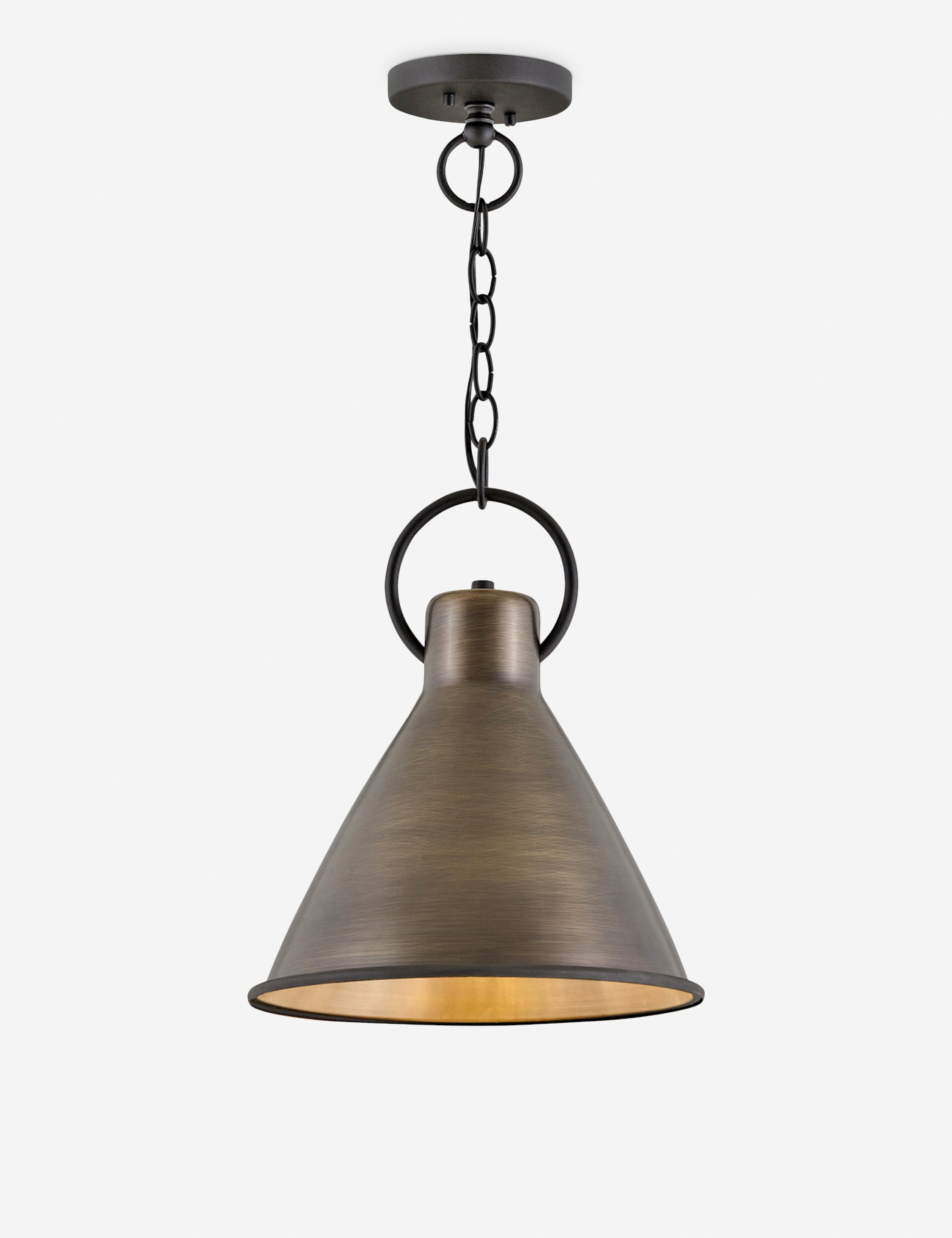 Suspension rustique Petur en laiton ancien - Laiton ancien