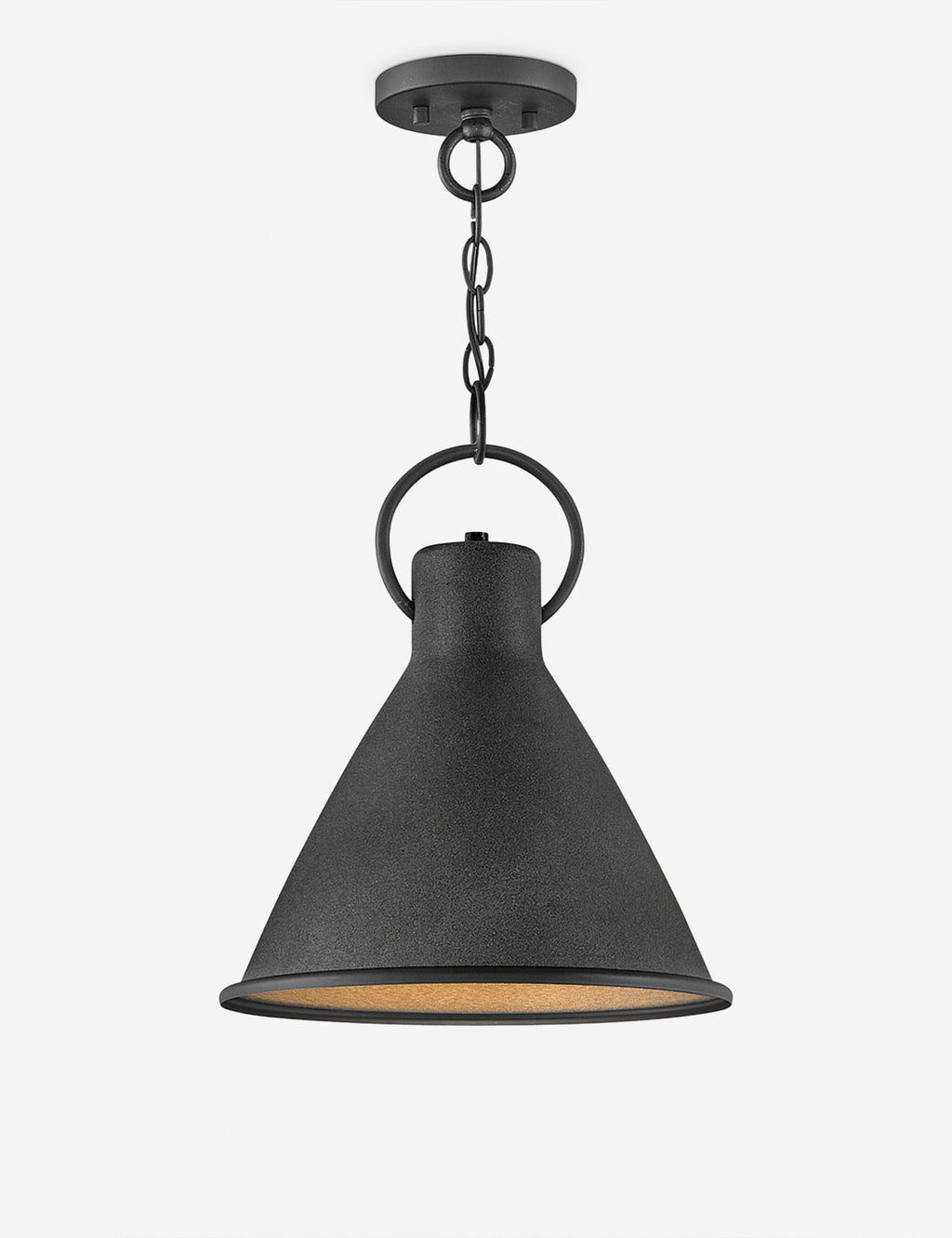 Suspension rustique Petur en noir - Noir