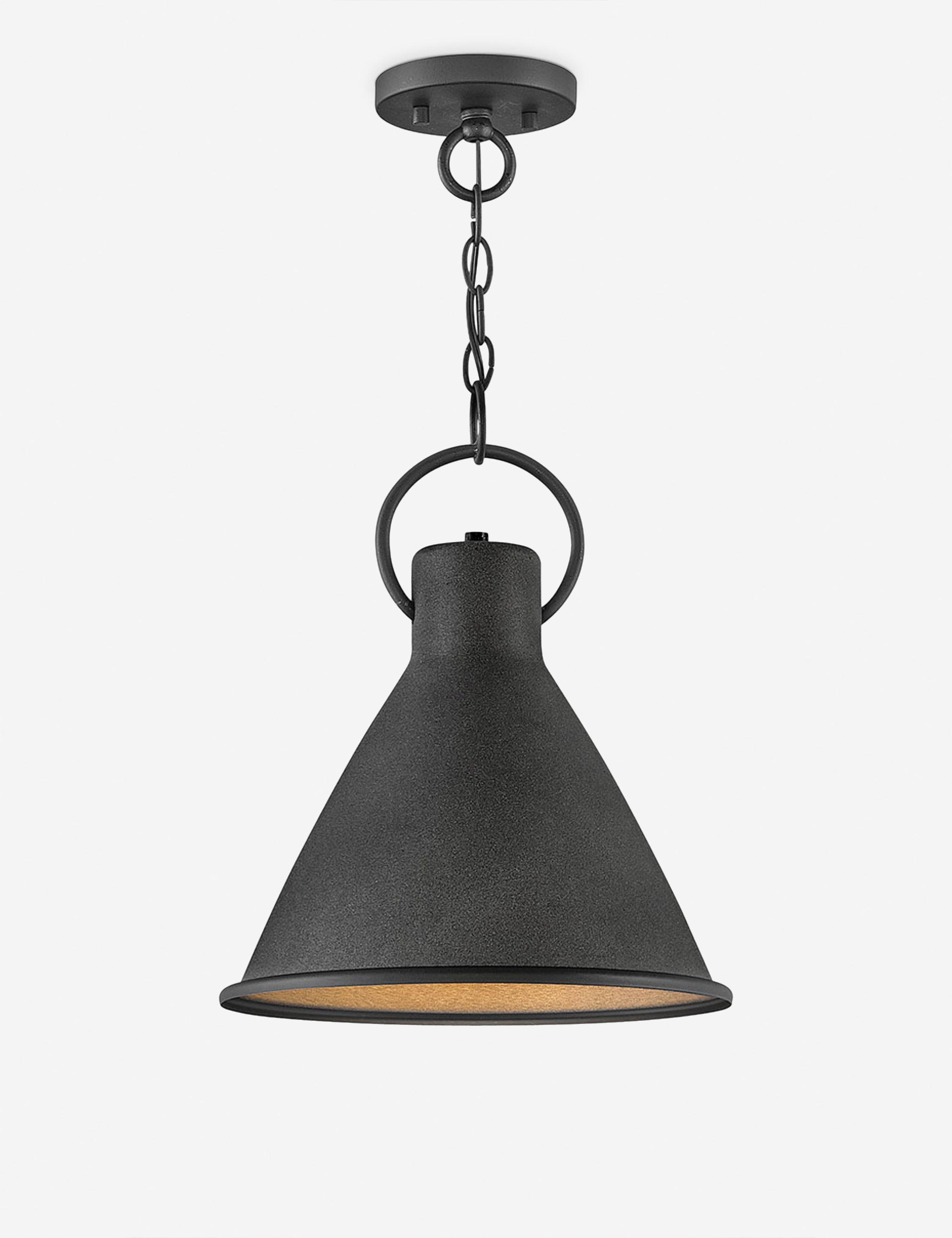 Suspension rustique Petur en noir - Noir