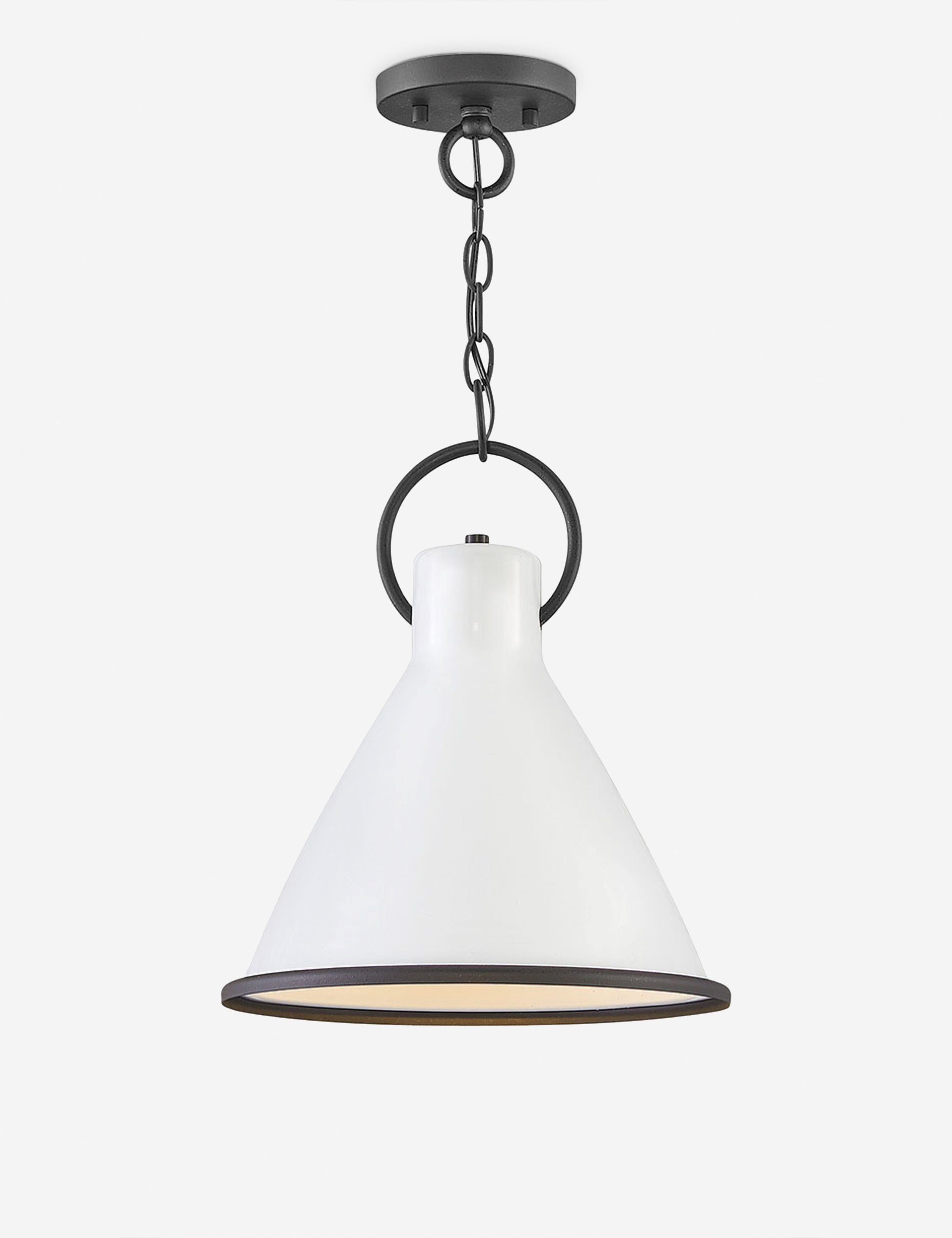 Suspension rustique Petur en blanc - Blanc