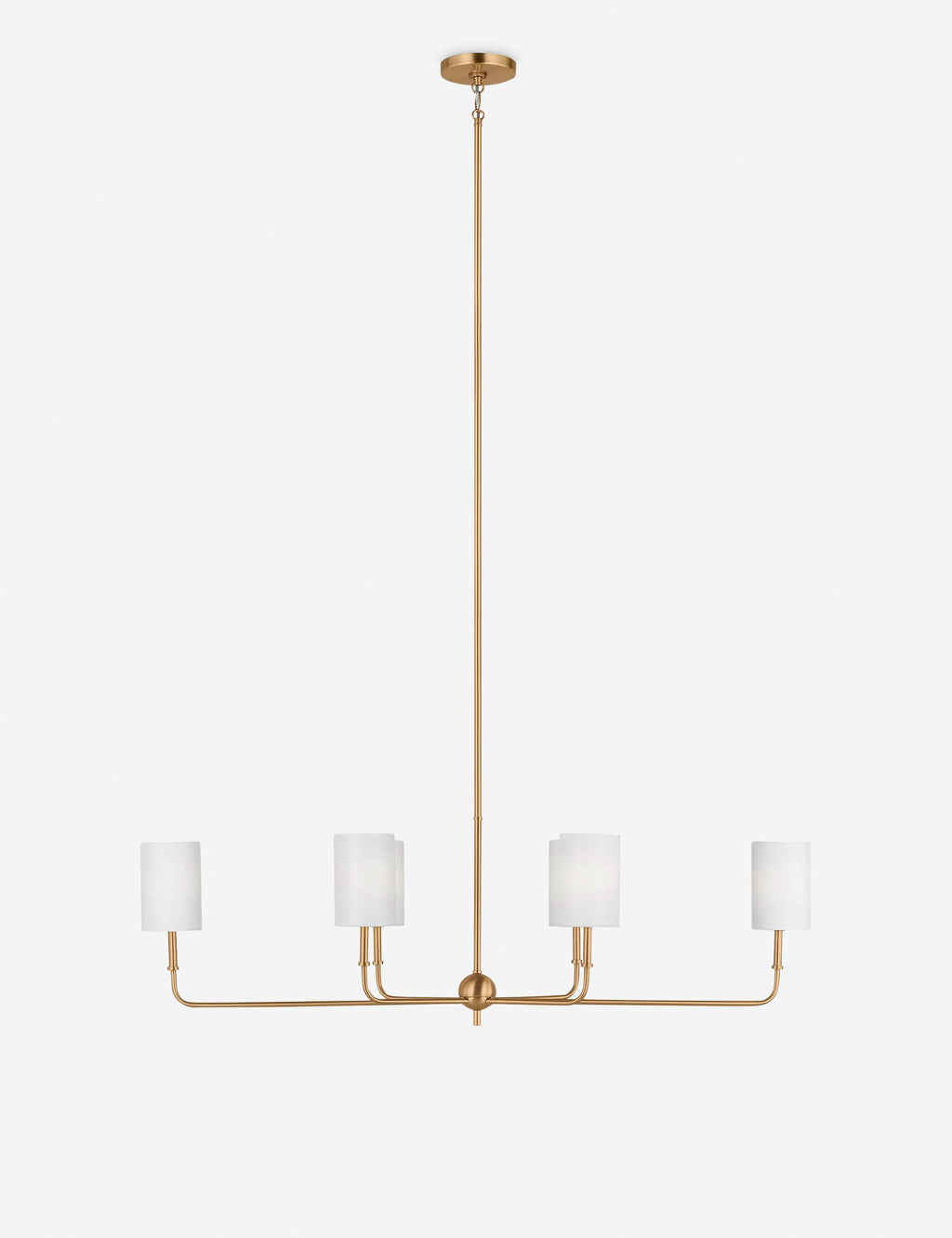 Lustre contemporain Zander en laiton - Laiton