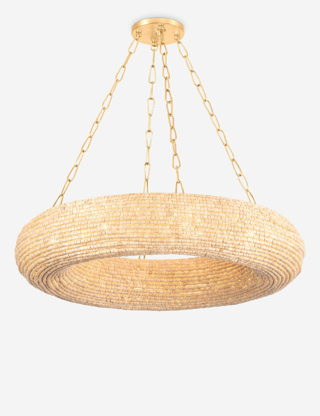 Lustre bord de mer indigo en feuille d'or vintage - Feuille d'or vintage