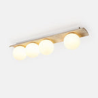 Plafonnier moderne Kade en Travertin jaune et blanc