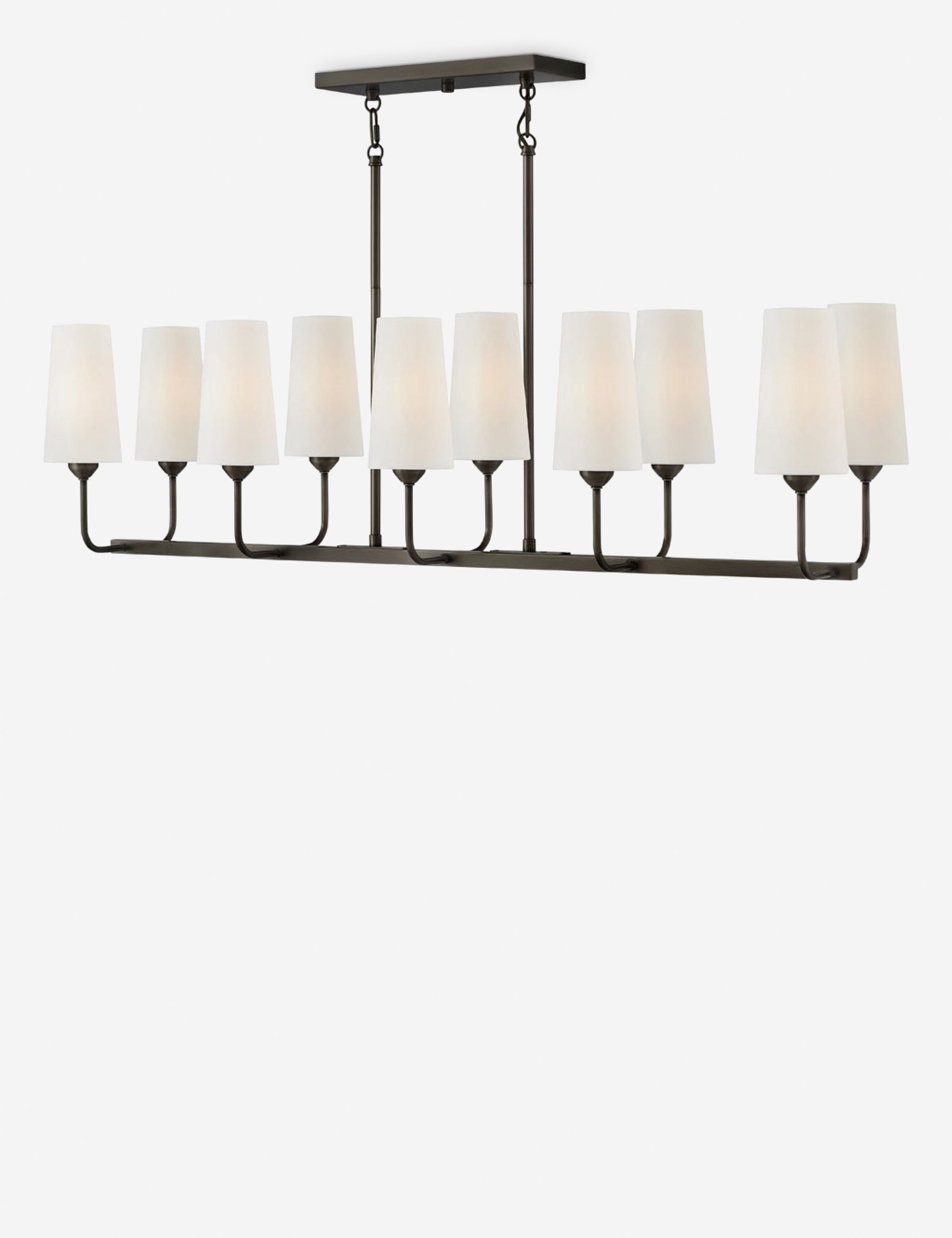 Lustre contemporain Voe en bronze - Bronze