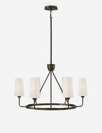 Lustre contemporain Voe en bronze - Bronze