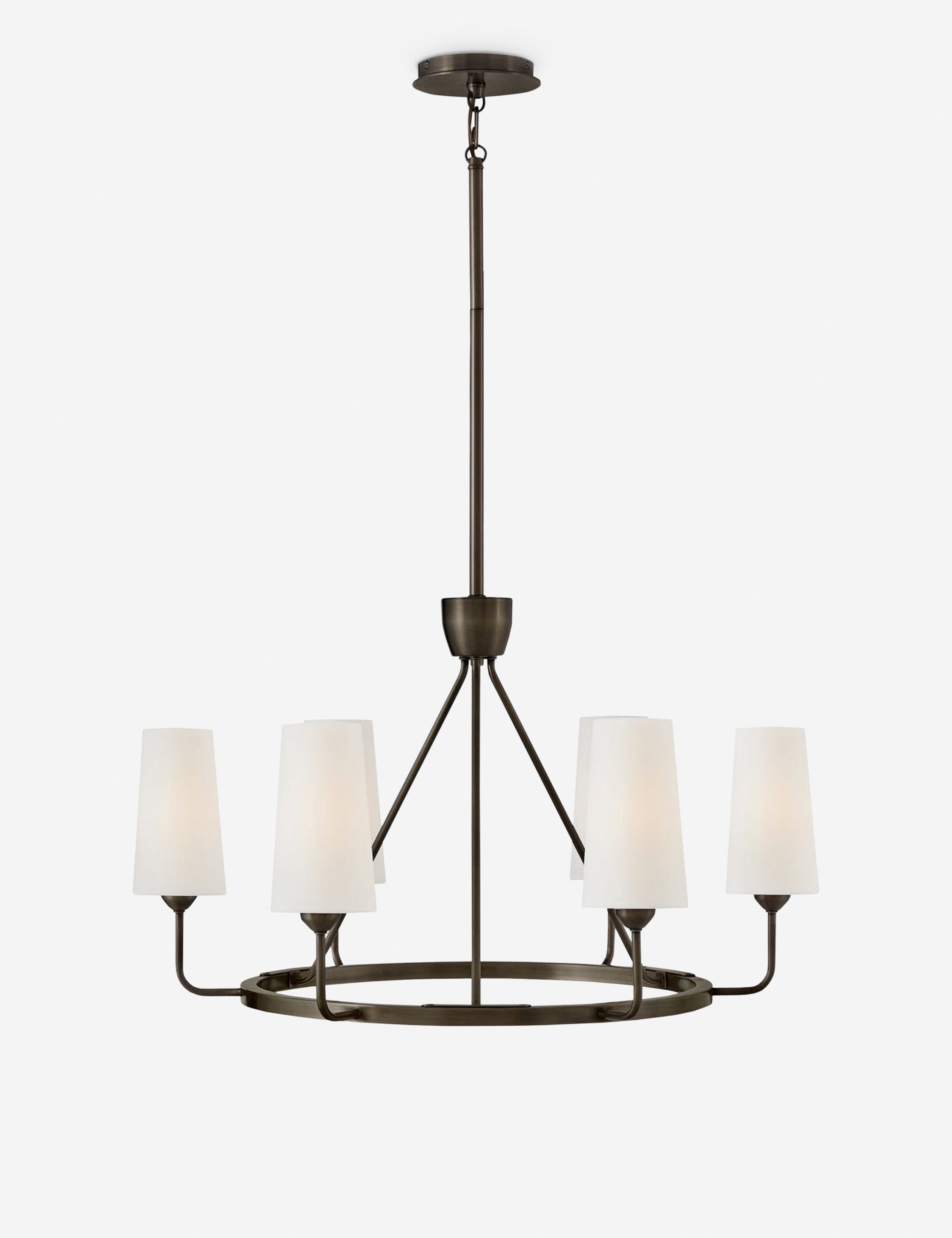 Lustre contemporain Voe en bronze - Bronze