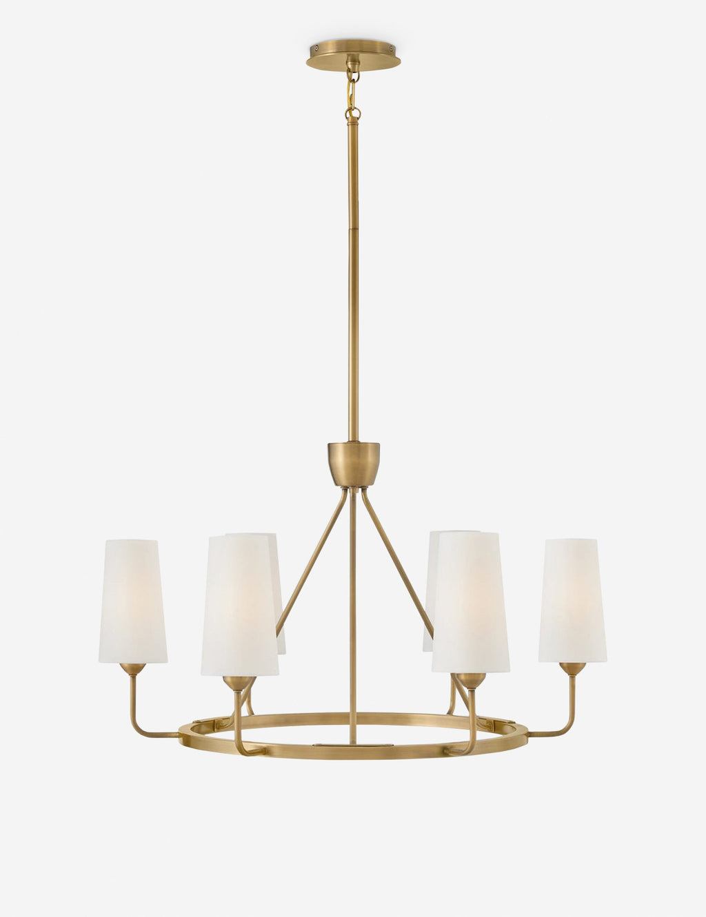 Lustre contemporain Voe en laiton - Laiton
