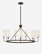 Lustre contemporain Voe en bronze - Bronze