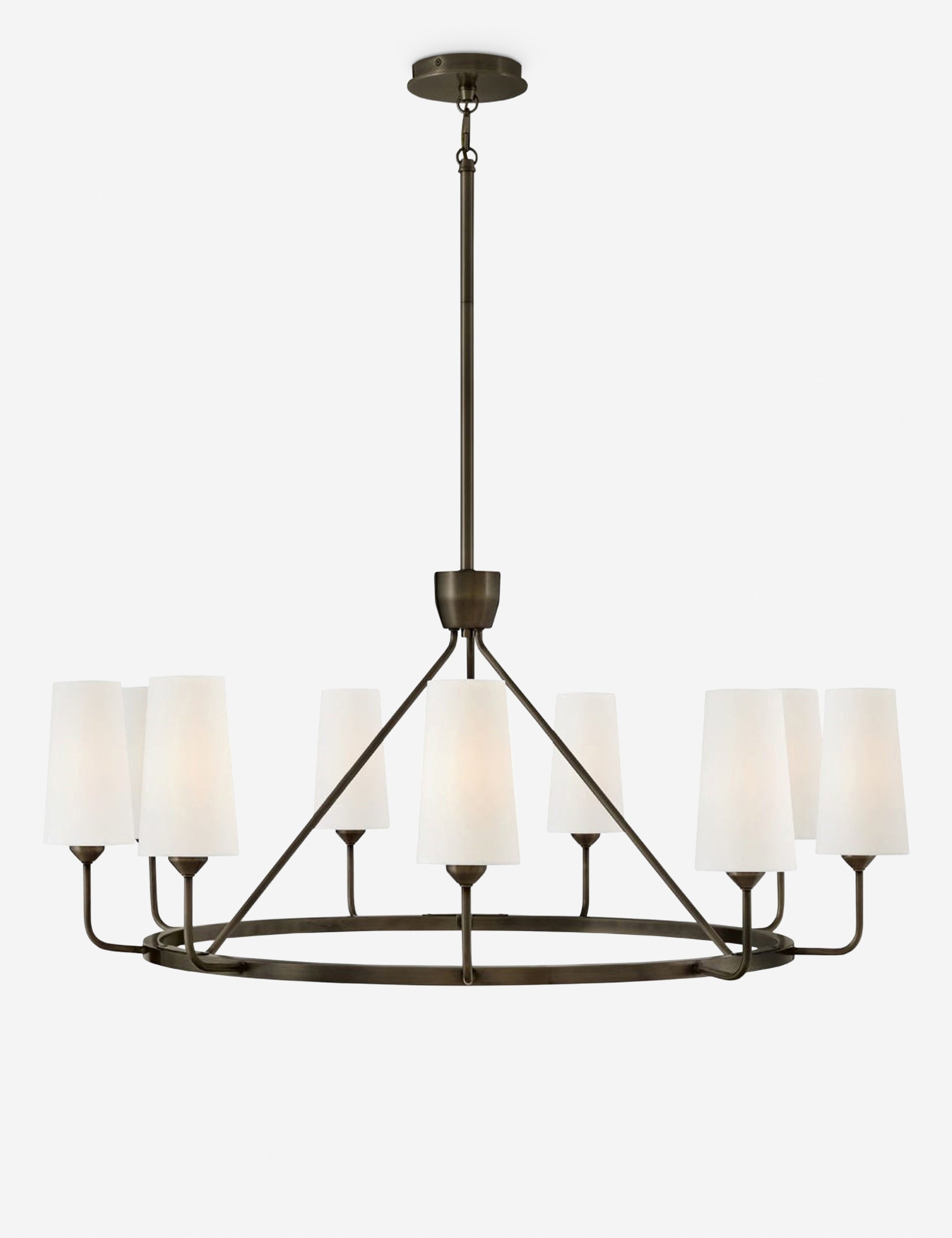 Lustre contemporain Voe en bronze - Bronze