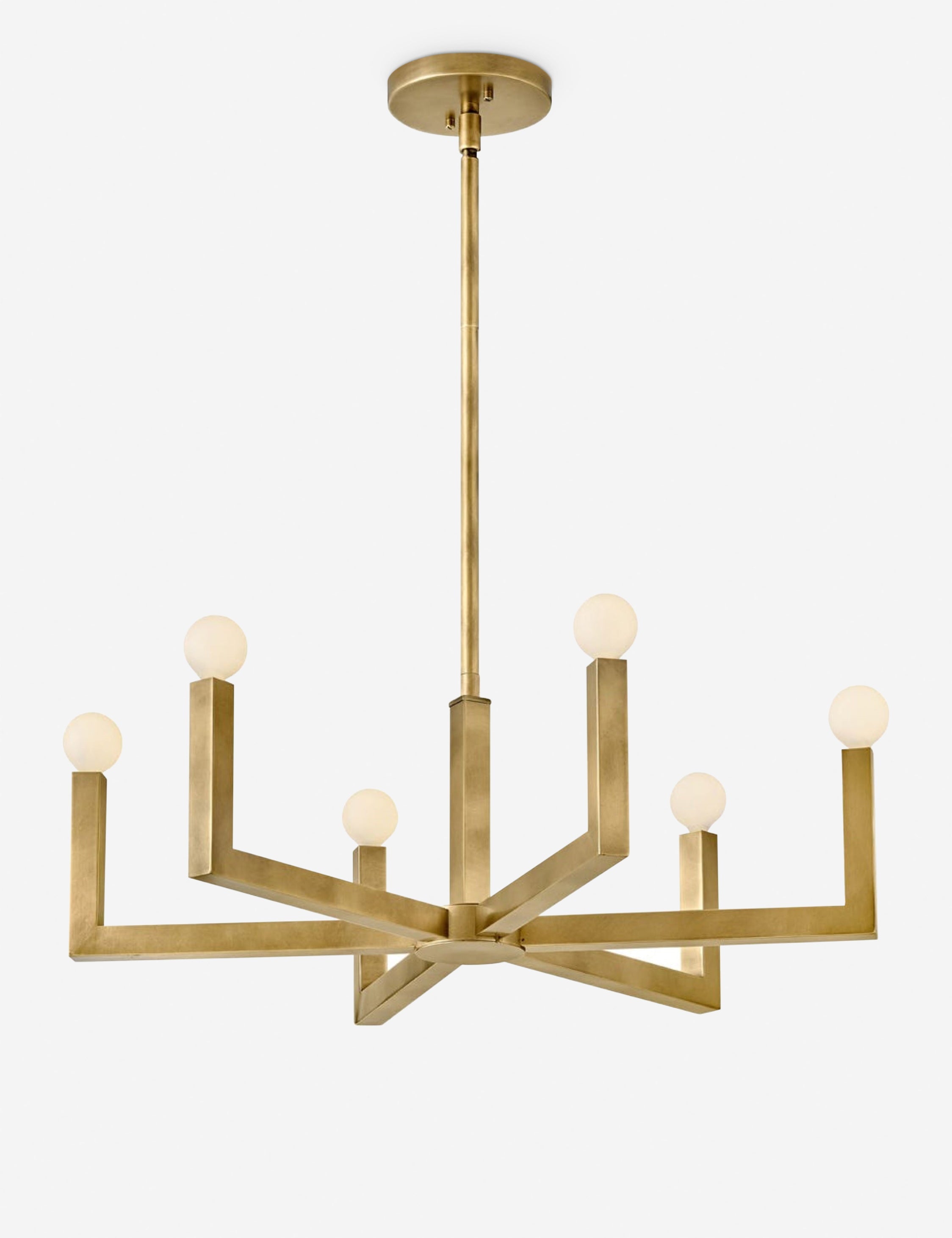 Lustre moderne Aspen en laiton - Laiton