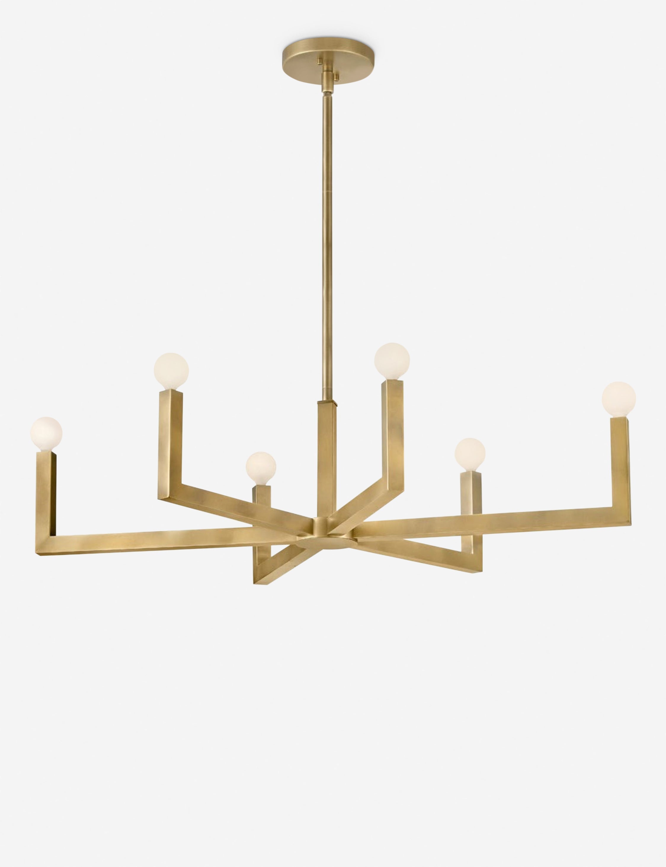 Lustre moderne Aspen en laiton - Laiton